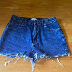 Denim shorts